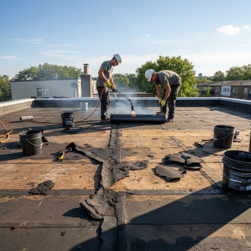 Single Ply Roof Repair in Bridgewater, CT