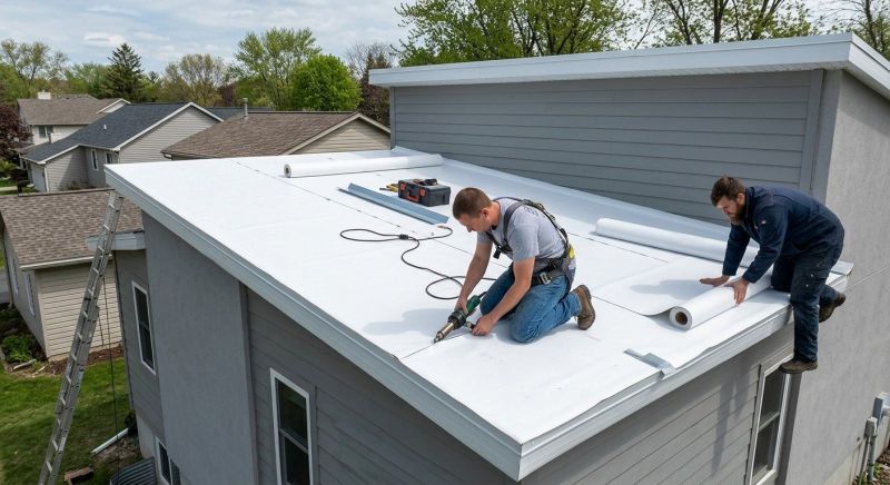 Single Ply Roof Repair in Bridgewater, CT