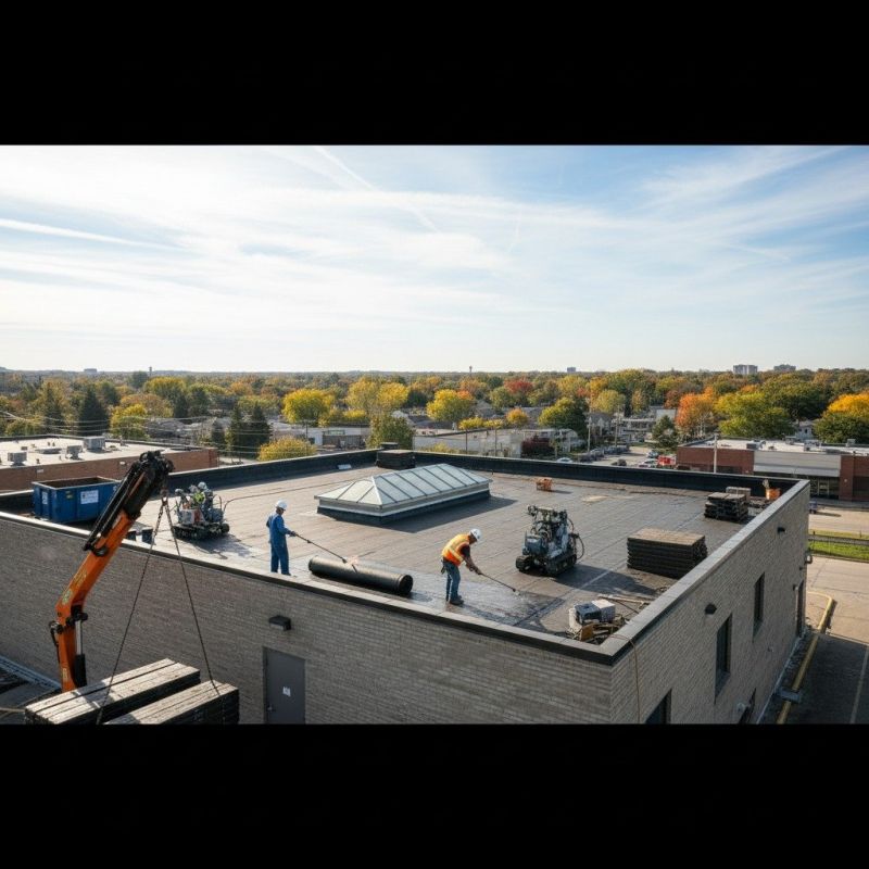 Single Ply Roof Replacement in Harwinton, CT