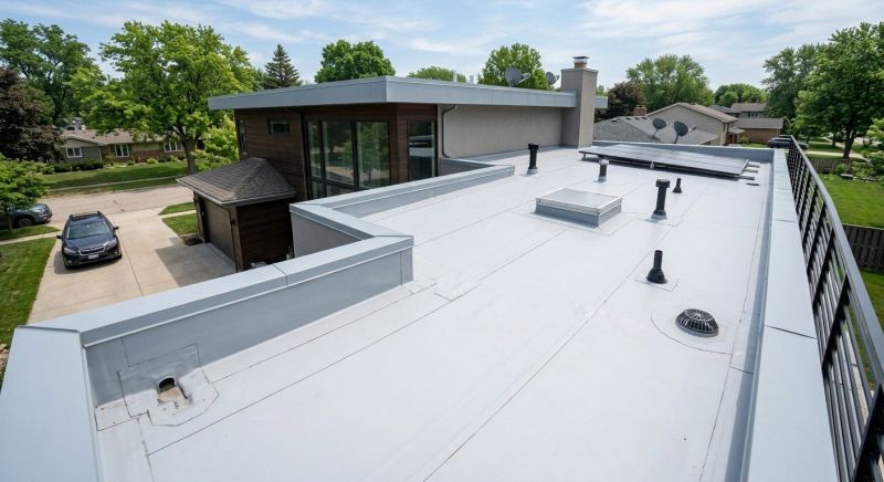 Single Ply Roof Replacement in South Kent, CT