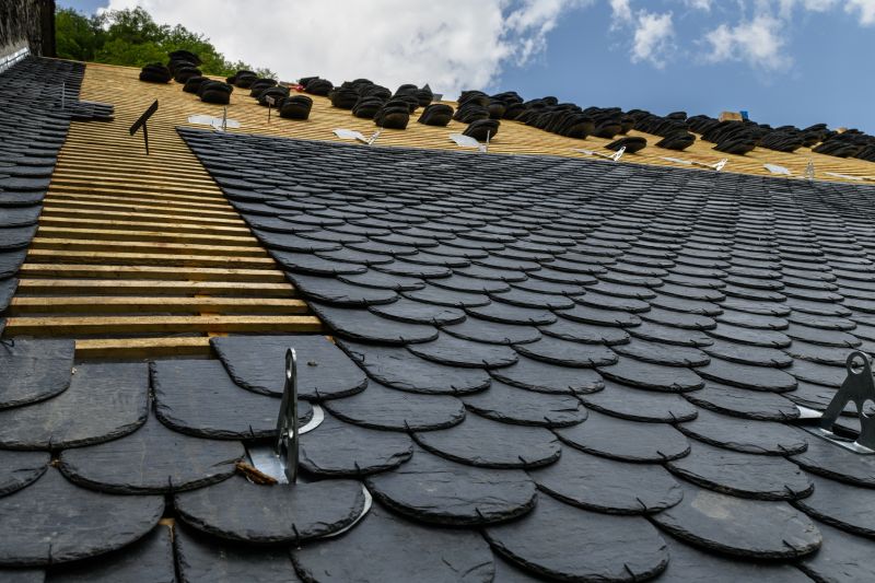 Slate Roof Construction in East Granby, CT
