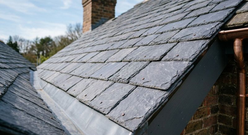 Slate Roof Construction in North Granby, CT