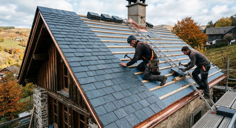 Slate Roof Installation in Terryville, CT