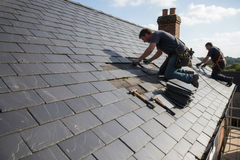 Slate Roof Repair in Granby, CT