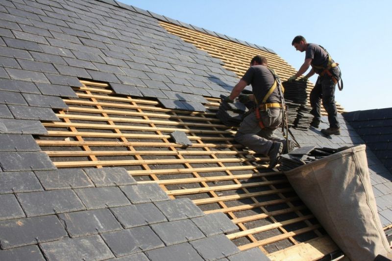 Slate Roof Replacement in Middlebury, CT