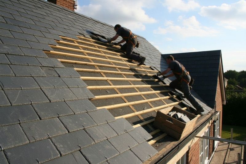 Slate Roof Replacement in Oakville, CT