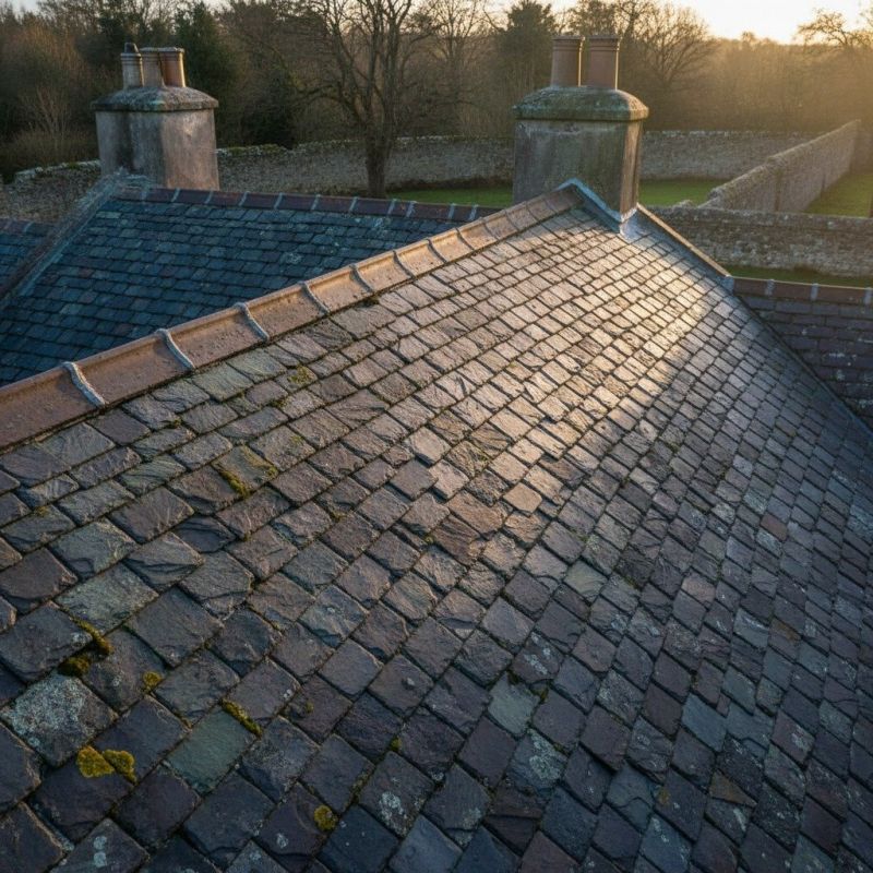 Slate Roof Replacement in South Kent, CT