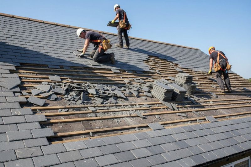 Slate Roof Replacement in Southbury, CT