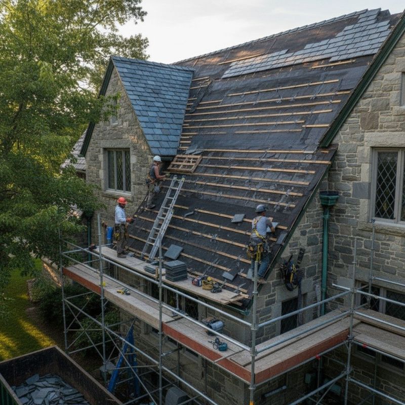 Slate Roof Replacement in Weatogue, CT