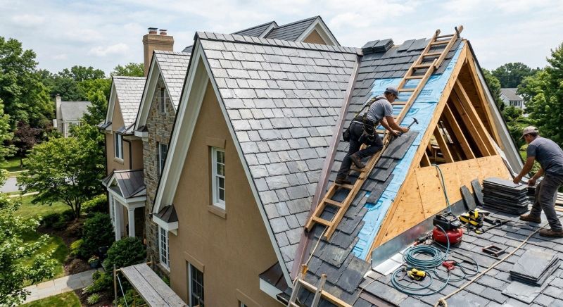 Slate Shingles Repair in Oakville, CT