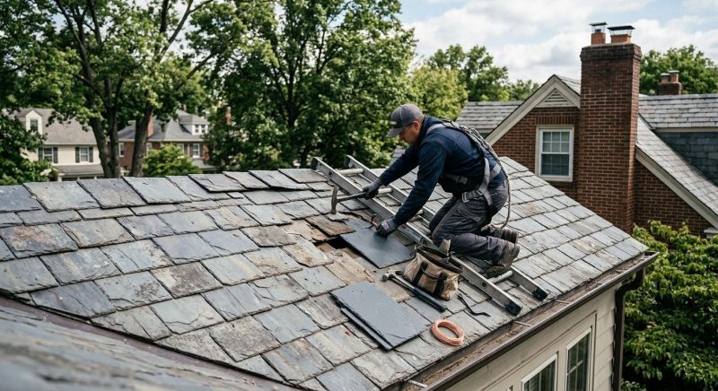 Slate Shingles Repair in Thomaston, CT