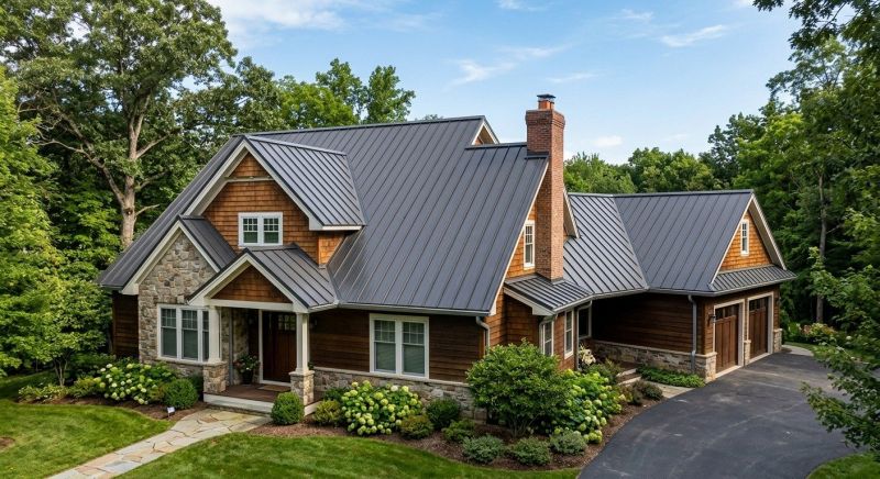 Steel Roof Replacement in Simsbury, CT