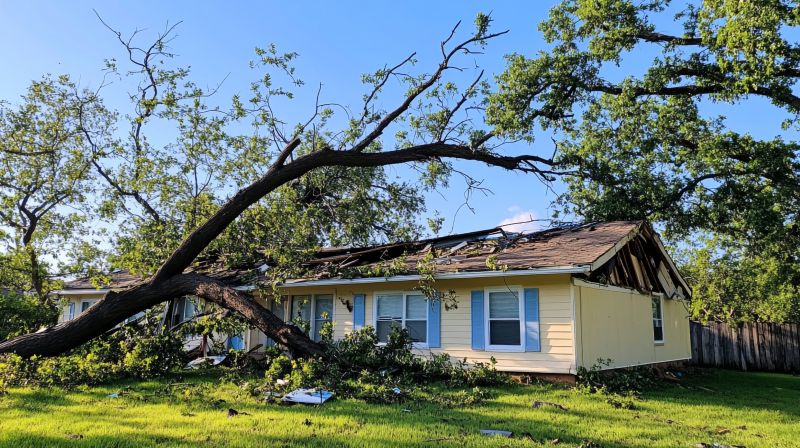 Storm Damage Roof Repair in Sheffield, MA