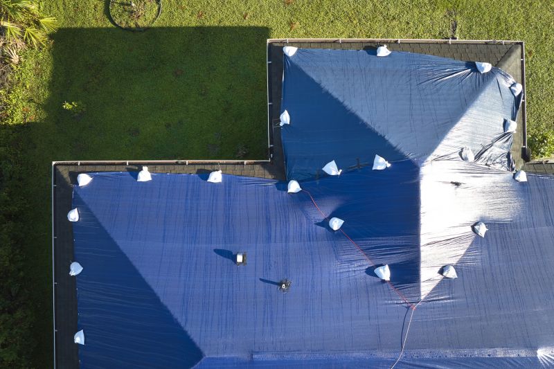 Storm Damage Roof Tarping in Litchfield County, CT