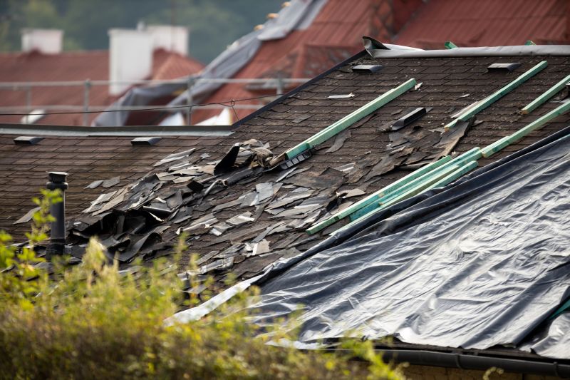 Storm Damage Roof Tarping in Litchfield County, CT