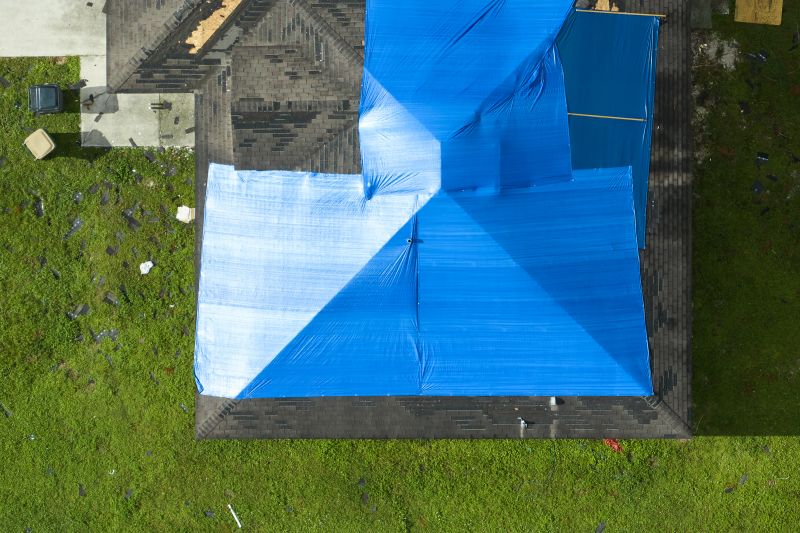 Storm Damage Roof Tarping in Litchfield County, CT