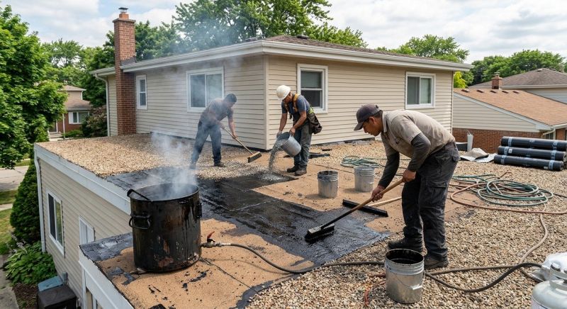 Tar And Gravel Roof Repair in East Berlin, CT