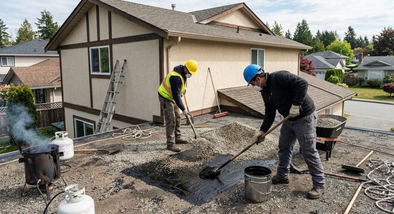 Tar And Gravel Roof Repair in Riverton, CT