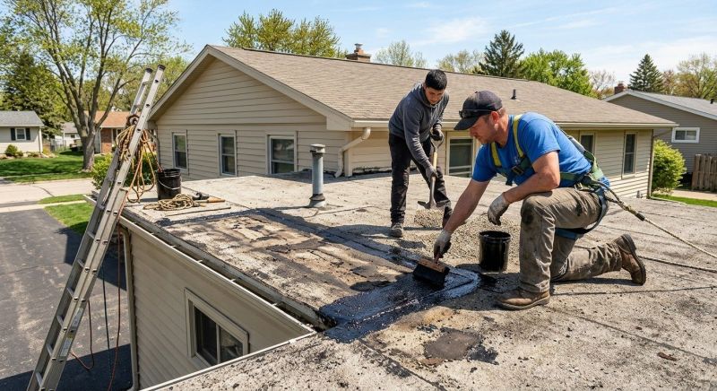 Tar And Gravel Roof Repair in Weatogue, CT