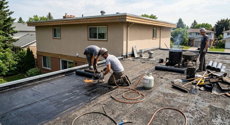 Tar Roof Repair in New Hartford, CT
