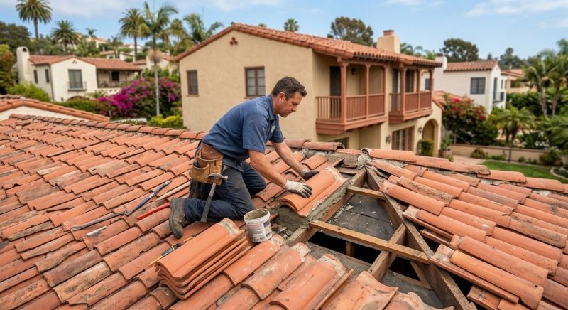 Tile Roof Repair in East Hartland, CT