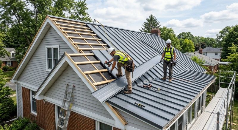 Tin Roof Installation in Cornwall Bridge, CT