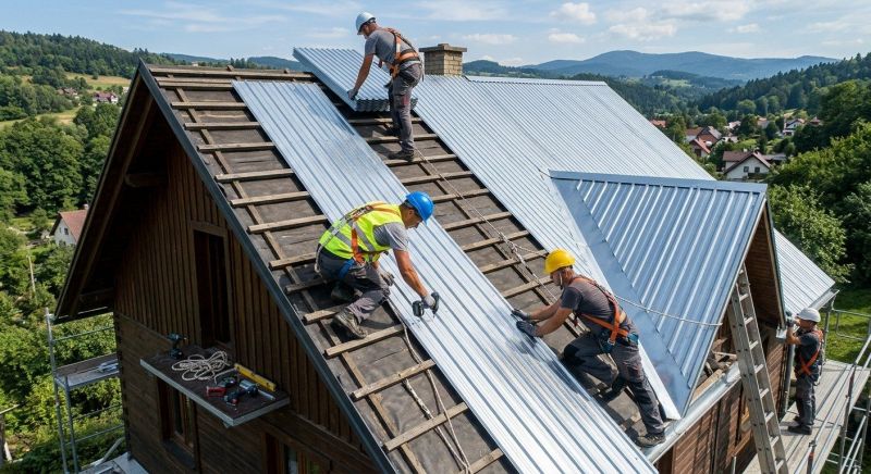 Tin Roof Installation in Simsbury, CT