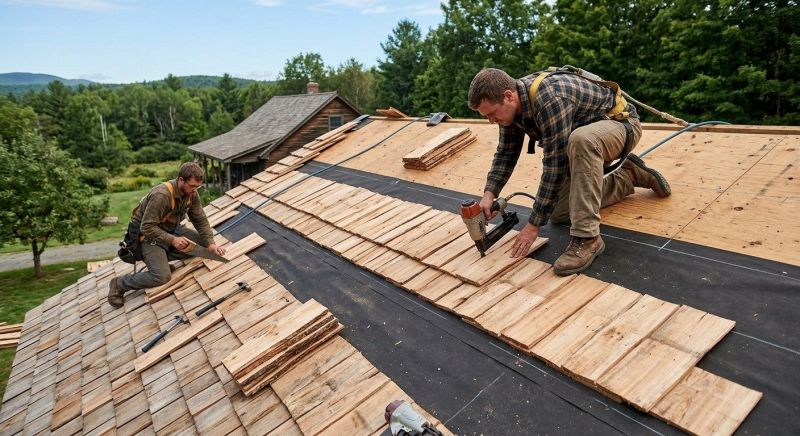 Wood Roofing Installation in Naugatuck, CT
