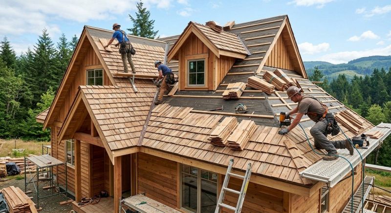 Wood Roofing Installation in Northfield, CT
