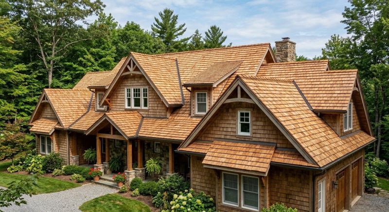 Wood Roofing Installation in Roxbury, CT
