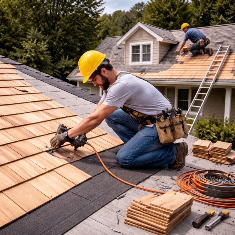 Wood Roofing Installation in Terryville, CT