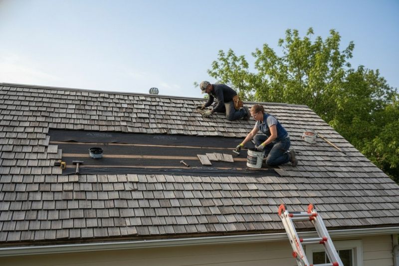 Wood Shake Roof Repair in New Milford, CT