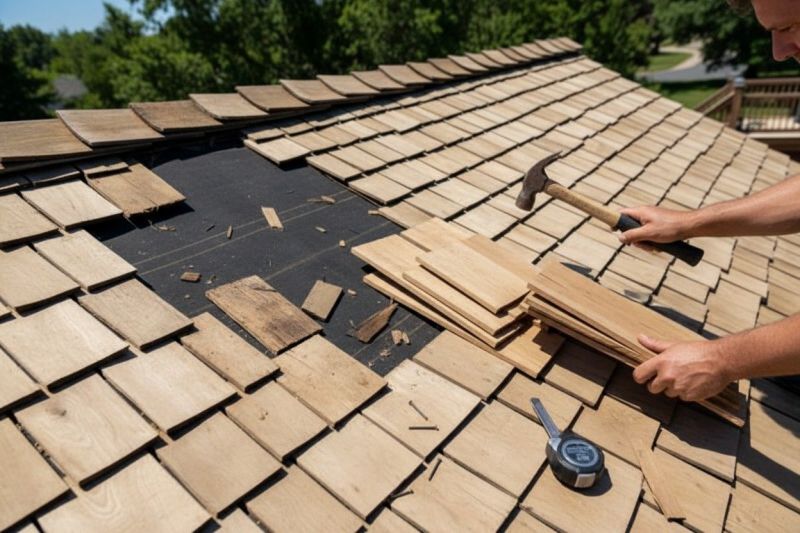 Wood Shake Roof Repair in Plainville, CT
